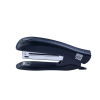 Степлер пластиковый до 10лист. (скобы №10), чорный /24/