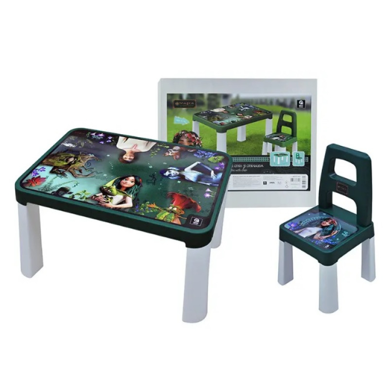 Стіл дитячий зі стільцем 