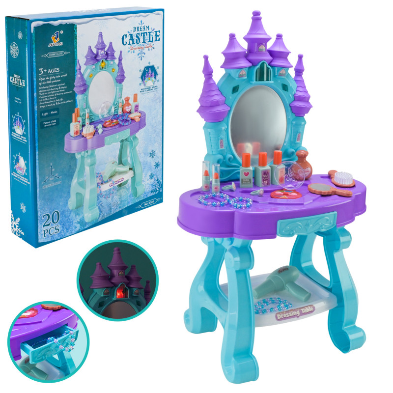 Трюмо батар. аксес, лед екран кор. 40,5*11*54см /12/