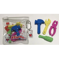 Набір гумок сувенірних інструменти 30шт в упак. //