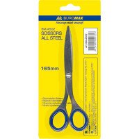 Ножницы цельнометалические 165мм, 1шт.