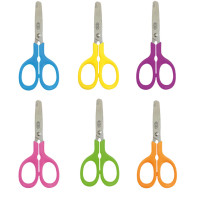 Ножиці дитячі 120мм, пласт. ручки ассорті