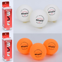 Тенісні кульки набір 3шт, 40мм+, 2 кольори, у кор-ці, 4-15-4см /120/ Тенісні кульки набір 3шт, 40мм+, 2 кольори, у кор-ці, 4-15-4см /120/