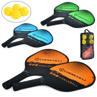 Ракетка піклбол, ракетка дитяча (дерево, 39см) 2шт, м'яч (пластик) 7,5см 4шт, 2 кольори, у чохлі, 20-40-7см /18/ Ракетка піклбол, ракетка дитяча (дерево, 39см) 2шт, м'яч (пластик) 7,5см 4шт, 2 кольори, у чохлі, 20-40-7см /18/