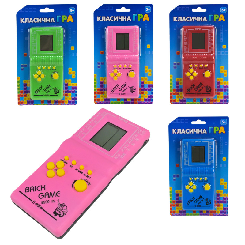 Електронна гра 4 кольори мікс,р-р 6,5х2х14,5 см,  планшет 19*10см /168-2/