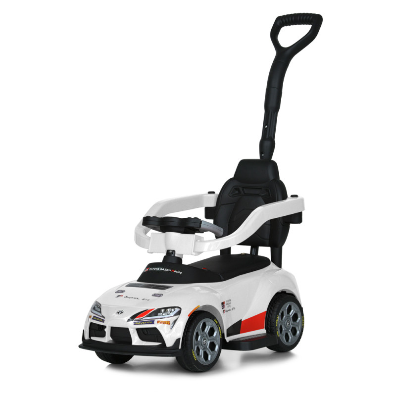 Машина M 6129EBLR-1 (1шт) 2,4G р/к, 3в1(каталка-толокар,батьк.ручка), 1акум6V4,5AH, 1мот25W, муз, св, шкіра, EVA, MP3, USB, TF, білий Машина M 6129EBLR-1 (1шт) 2,4G р/к, 3в1(каталка-толокар,батьк.ручка), 1акум6V4,5AH, 1мот25W, муз, св, шкіра, EVA, MP3, USB, TF, білий