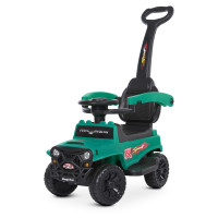 Каталка-толокар M 4845-5 (1шт) батьк.ручка, музика, світло, MP3, USB, TF, зелений