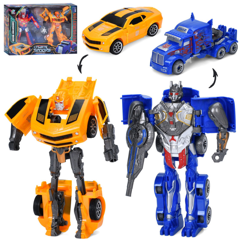 Трансформер TF, 17см, 2шт, робот+транспорт, 2 види, в кор-ці, 29-19-7см /48/