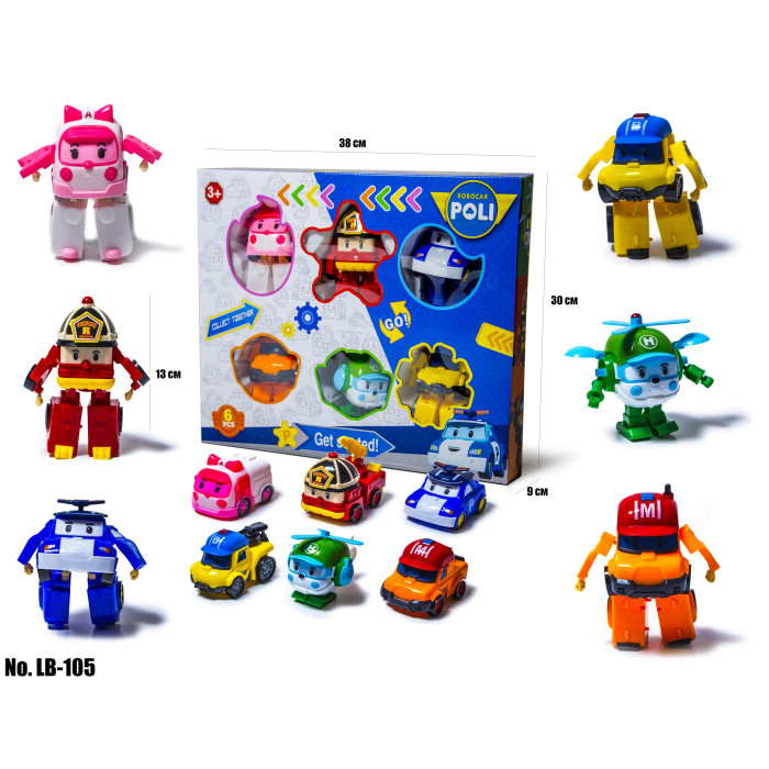 Набір трансформерів 6 героїв 