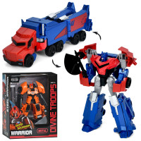 Трансформер робот 18см+транспорт, метал+пластик, 2 види, в кор-ці, 22-27-9,5см /18/