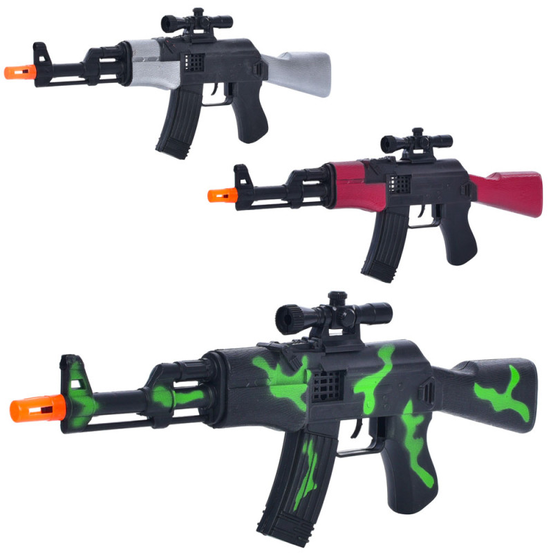 Автомат трещітка, 44см, 3 кольори, в п/е, 20-51-3см /96/