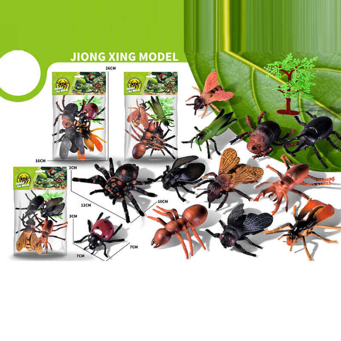 Набір комах в п/е , МІКС ВИДІВ  /240-2/