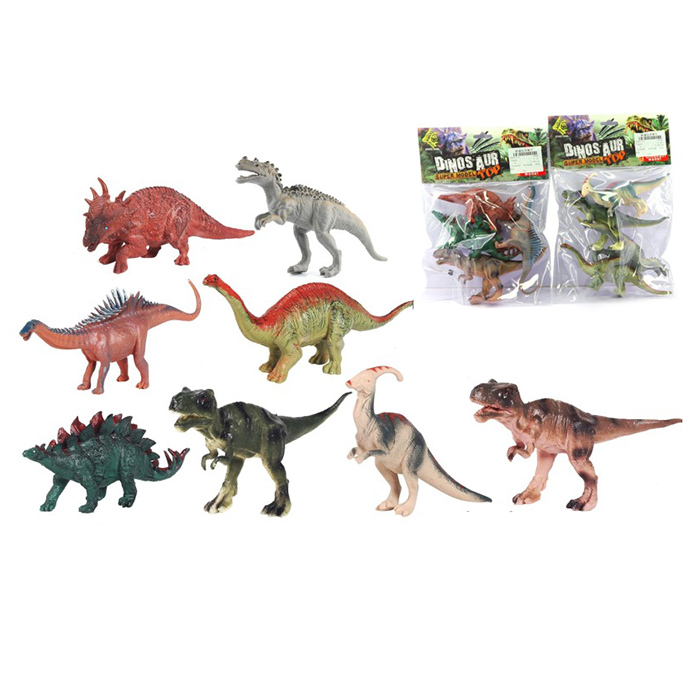 Фігурка динозавр, набір 4шт, від 14см, 2види, у п/е 20-26-4см /72/
