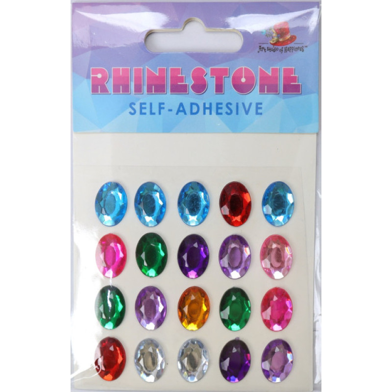 Стрази самоклеючі, 1,4*1,0см,20шт. 213837