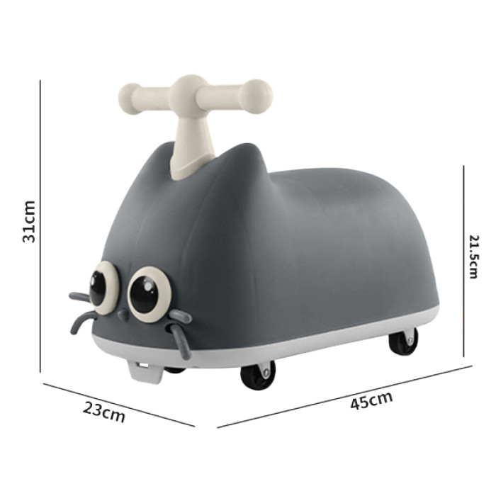 Біговел-толокар BB-0012 Grey муз.світ /1/