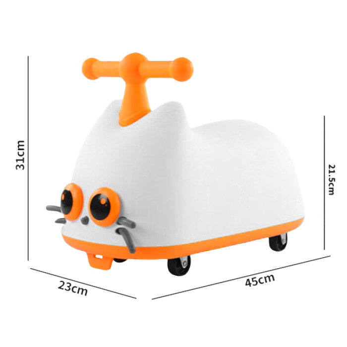 Біговел-толокар BB-0012 White муз.світ /1/