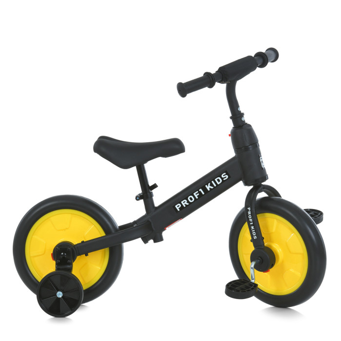 Велосипед-біговел дитячий PROFI KIDS 12 д. MBB 1012-4 (1шт) кол.EVA, 2в1, педалі, дод. колеса, ексцентрик