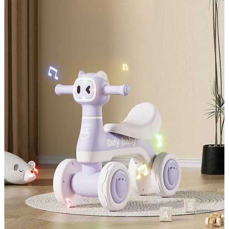 Велобіг JOY 4-х колісний колеса PU, рама пластик, озвучування та підсвічування, в кор. /1/