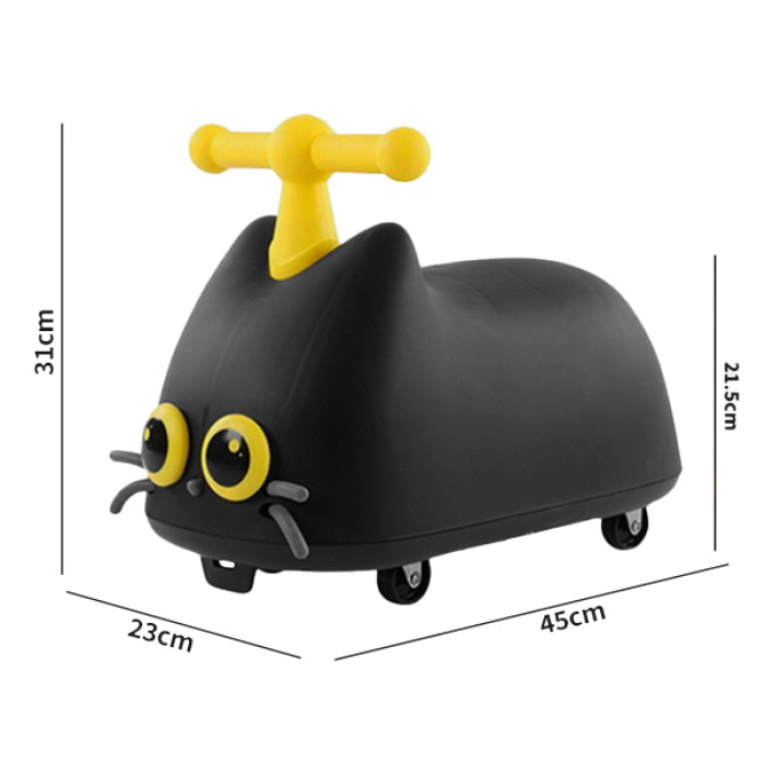 Біговел-толокар BB-0012 Black муз.світ /1/