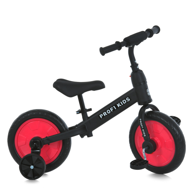 Велосипед-біговел дитячий PROFI KIDS 12 д. MBB 1012-3 (1шт) кол.EVA, 2в1, педалі, дод. колеса, ексцентрик