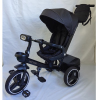 Велосипед ME 1162-1 VECTOR Black (1шт) 3 кол.PU (12/10) поворот сид.,швидкоз'ємні кол.гальма,склад.кермо,світло,підшип.,сумка,дощовик,чорний