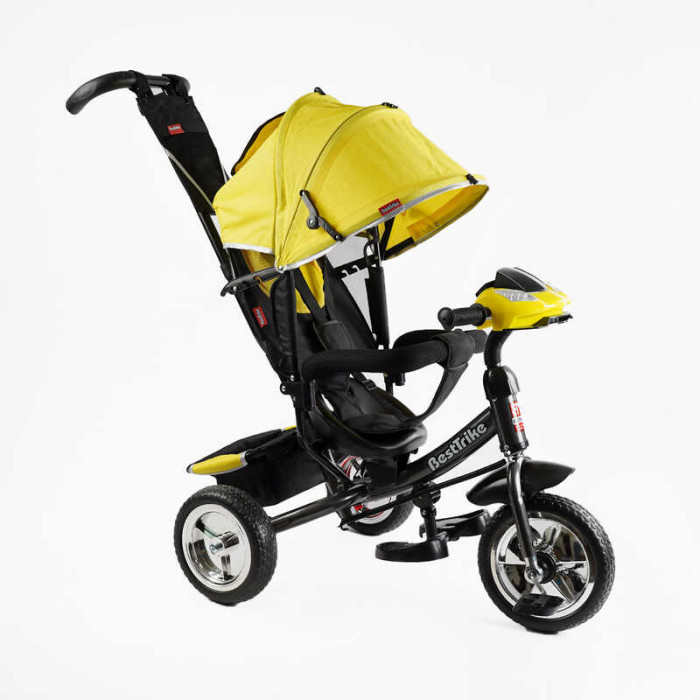 Велосипед 3-х колісний Best Trike КОЛЕСО ПІНА, d=25см переднє, d=20см задні, фара музична, USB, Bluetooth, в кор. /1/