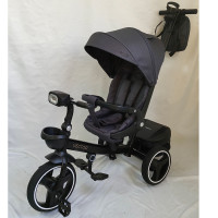 Велосипед El Camino VECTOR ME 1162-1 Dark Gray (1шт) 3 кол. PU (12/10), поворот сид., швидкоз?ємні кол., гальма, склад. кермо, світло, підшип., сумка,