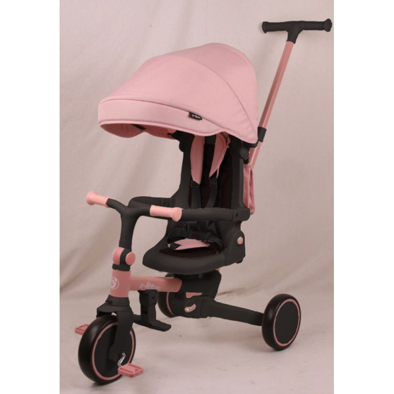 Велосипед MT 1036 pink (1шт) 3 кол.EVA (8/7),алюм.рама,поворот,складн.,рожевий