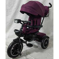 Велосипед ME 1193 MODENA Purple (1шт) 3 кол.гума а.п.(12/10) поворот сид.,швидкоз'ємні кол.гальма,склад.кермо,світло,підшип.,сумка,пурпурний