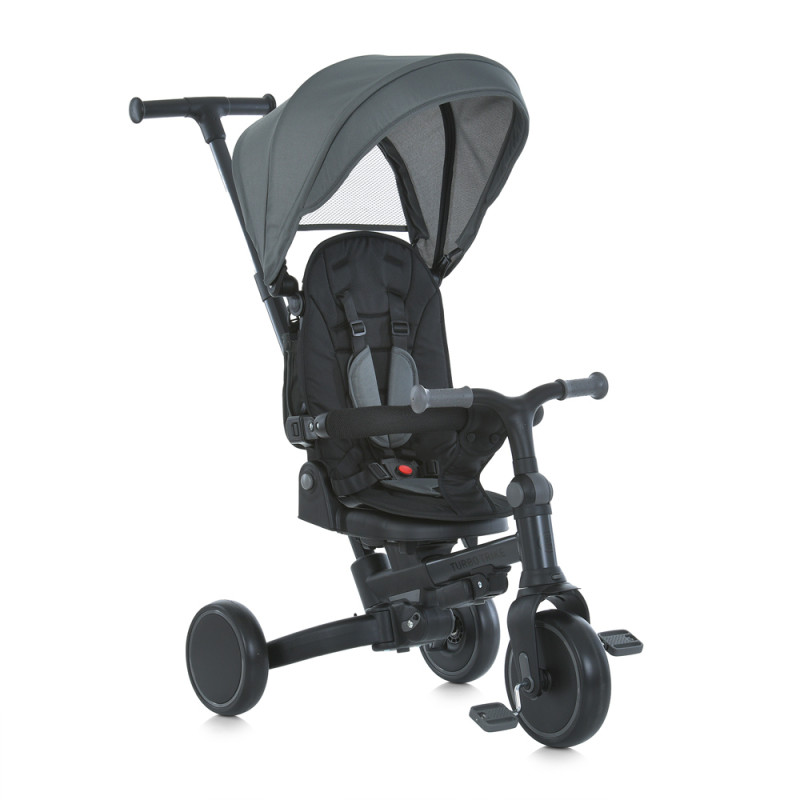 Велосипед MT 1036 grey (1шт) 3 кол.EVA (8/7),алюм.рама,поворот,складн., сірий