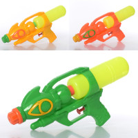 Водяний пістолет размір средній, 24,5см, 3 кольори, в п/е, 15-24,5-4см /144/