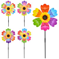 Вітрячок квітка, діам.31см, паличка 52см, мікс видів, у п/е 33-31-3см /100/