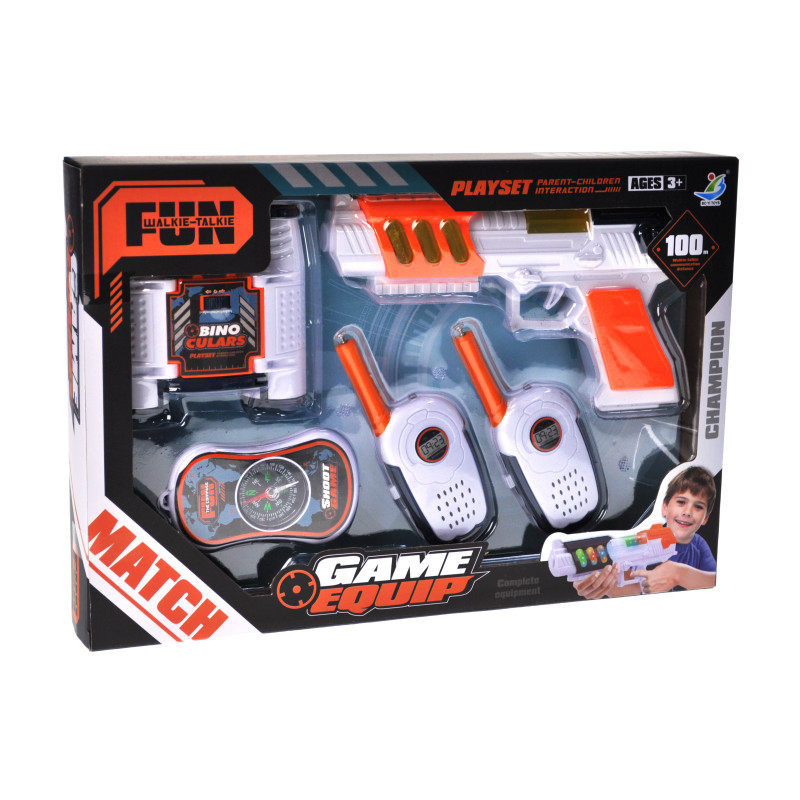 Набір зброї бластер, рації, бінокль в кор.36x5x25 см YG Toys /48/