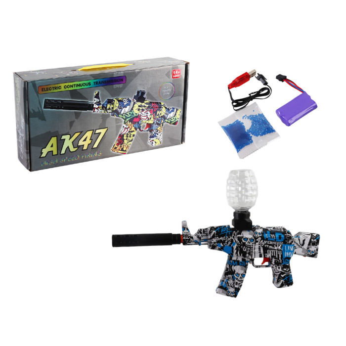 Автомат від акумулятора 7.4 V, 2 режими роботи, орбізи, глушник, в кор. /36/