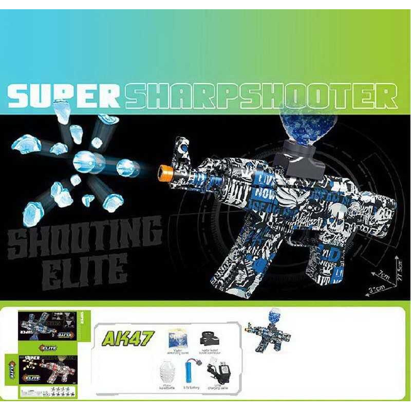 Автомат акумулятор 3.7 V, автоматичний принцип роботи, стріляє орбізами, знімний магазин, в кор. /36/