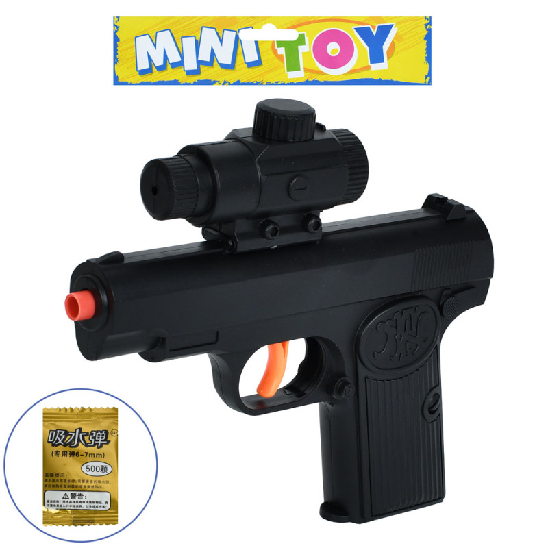 Пістолет 16,5см, водяні кулі, у п/е 17-22-3см /120/