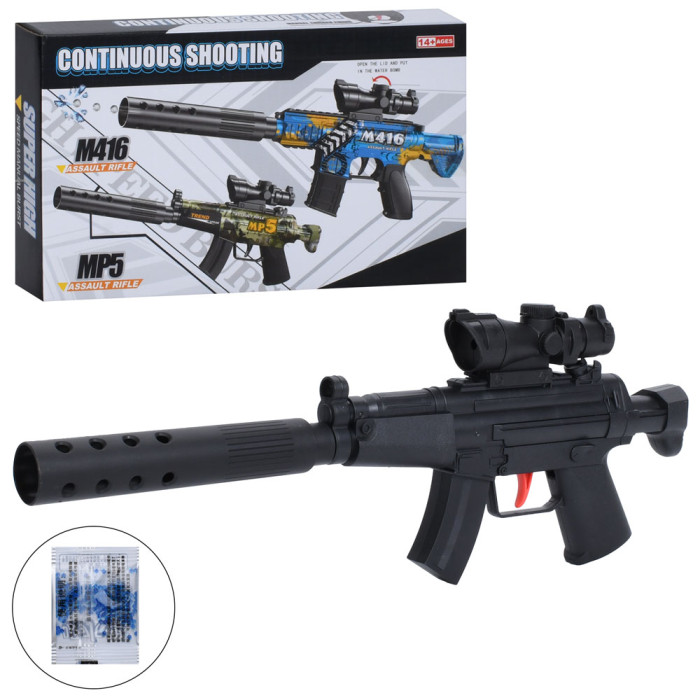 Автомат 37см, водяні кулі, в кор-ці, 24-14-3,5см /72/