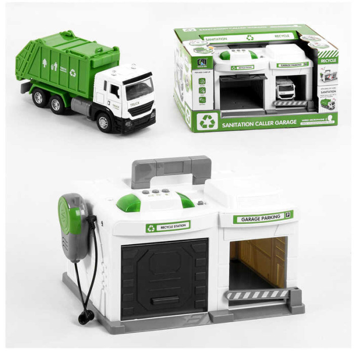 Гараж «Спецтехніка», рація, світло, звук, в кор. /8/