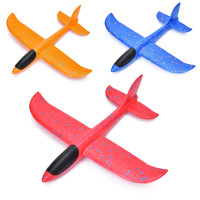 Літак 31см, пінопласт, 3 кольори, у п/е 12-36-3см /150/