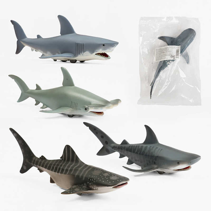 Акула нерція, довжина 22 см, в пакеті, МІКС ВИДІВ /72-2/