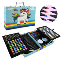 Набір для творчого малювання 126 предмета,крейда,акварельні фарби,фломастери, валіза 34*9*24см, 114 предметів - а не 126 /6/ Набір для творчого малювання 126 предмета,крейда,акварельні фарби,фломастери, валіза 34*9*24см, 114 предметів - а не 126 /6/