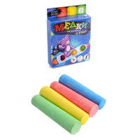 Крейда для малювання на асфальті велика 4 шт укр/рос (36) Danko Toys
