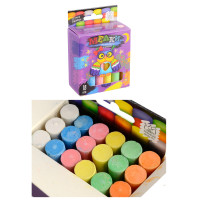 Крейда для малювання на асфальті тонка 18 шт рос/укр (24) Danko Toys
