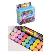 Крейда для малювання на асфальті тонка 24 шт рос/укр (24) Danko Toys