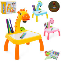 Проектор слайди(24шткарт),фломастери12шт,музика,світло,бат-ці,3види,в кор-ці,30-24-9,5см /18/