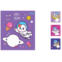 А5/12 кос. 1В Space friends, зошит учнів. 25 шт. у уп. //