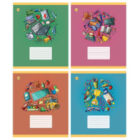 Зошит 12 аркушів у косу лінію 