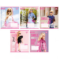 А5/12 кос. Yes Barbie, зошит учнів. ціна за 25 шт. //